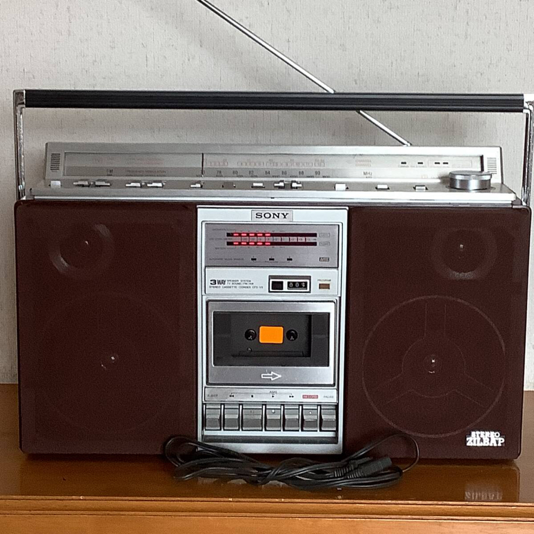 SONY - ☆ソニーSONYラジカセ ジルバップ CFS-V8 動作整備 SONY - ☆ソニーSONYラジカセ ジルバップ CFS-V8 動作整備