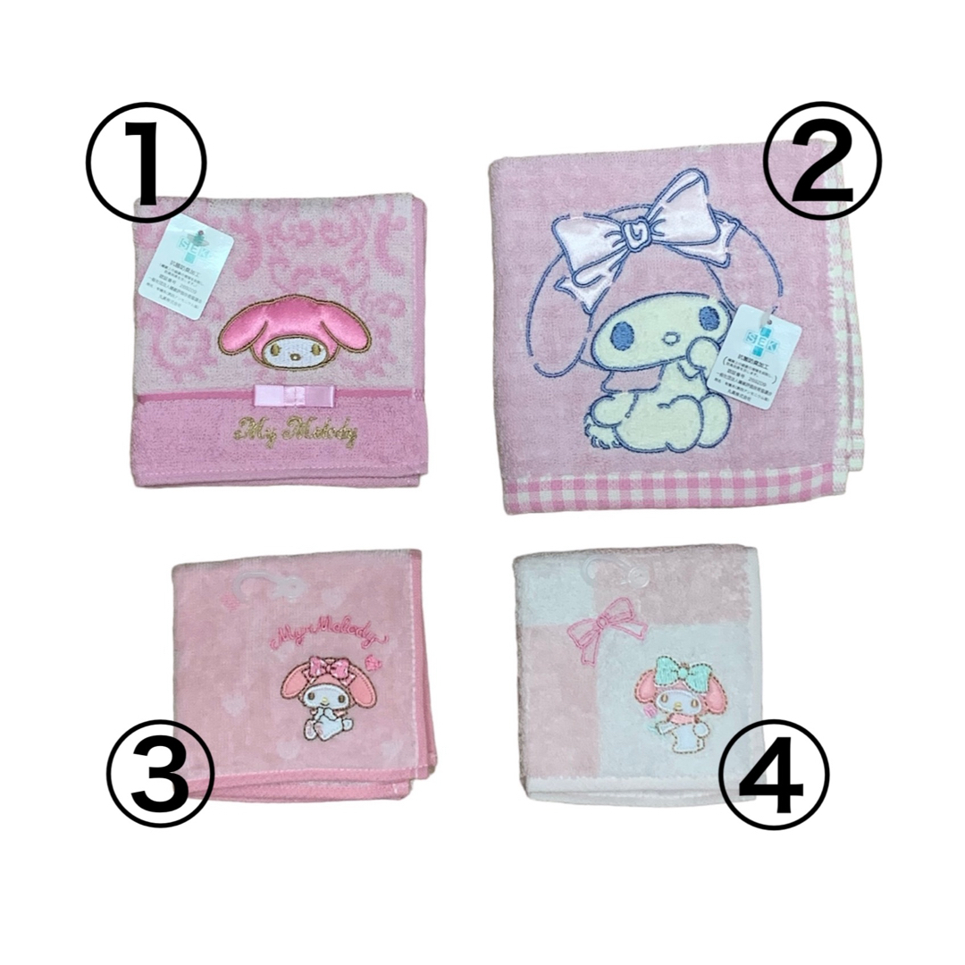 マイメロディ(マイメロディ)の(M) マイメロディ ハンドタオルセット エンタメ/ホビーのおもちゃ/ぬいぐるみ(キャラクターグッズ)の商品写真