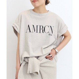 アパルトモンドゥーズィエムクラス(L'Appartement DEUXIEME CLASSE)のアパルトモン【AMERICANA／アメリカーナ】T-SHIRT　ナチュラル(Tシャツ(半袖/袖なし))