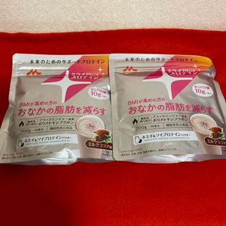 モリナガニュウギョウ(森永乳業)の森永乳業　ミライPlusプロテイン ミルクココア味×2(プロテイン)