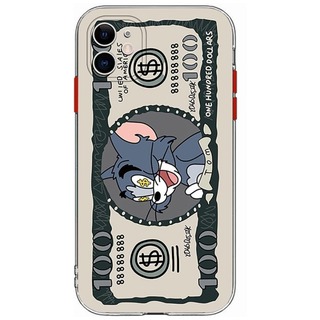 【数量限定】 スマホケース iPhone 11Pro トム ネコ 黒 大人気(モバイルケース/カバー)
