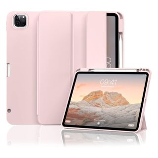 【数量限定】 iPad Pro 11インチ ケース ピンク 軽量 耐衝撃 便利(PC周辺機器)