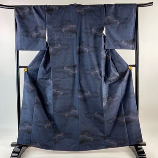 紬 身丈163.5cm 裄丈67cm 正絹 優品 【中古】(着物)