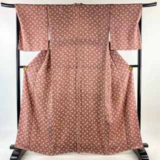 小紋 身丈163.5cm 裄丈68cm 正絹 優品 【中古】(着物)