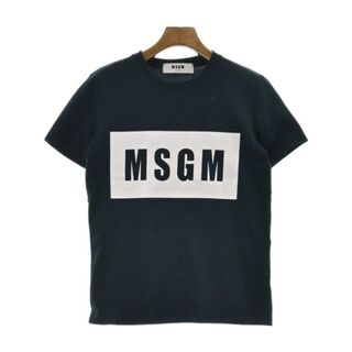 MSGM - MSGM エムエスジーエム Tシャツ・カットソー XS 紺 【古着】【中古】