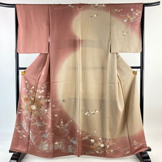 訪問着 身丈163cm 裄丈65cm 正絹 美品 優品 【中古】(着物)