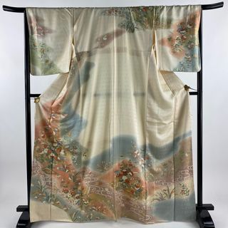 訪問着 身丈168.5cm 裄丈68cm 正絹 秀品 【中古】(着物)