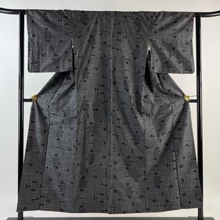 大島紬 身丈153cm 裄丈61cm 正絹 美品 秀品 【中古】(着物)