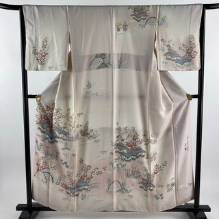 訪問着 身丈156.5cm 裄丈64.5cm 正絹 秀品 【中古】(着物)