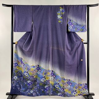 訪問着 身丈160cm 裄丈64cm 正絹 秀品 【中古】(着物)