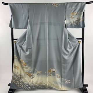 訪問着 身丈166cm 裄丈70cm 正絹 秀品 【中古】(着物)