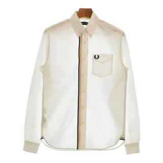 FRED PERRY - FRED PERRY フレッドペリー カジュアルシャツ XS 白 【古着】【中古】