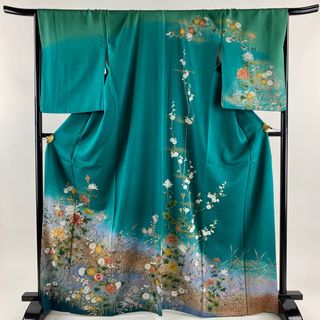 訪問着 身丈167.5cm 裄丈67.5cm 正絹 美品 秀品 【中古】(着物)