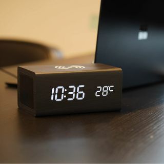 【色: スタイリッシュ黒】WOOD SHOW bluetooth5.0 スピーカ(ラジオ)