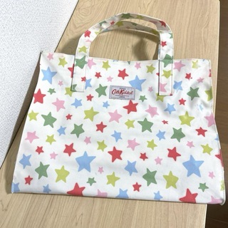 Cath Kidston - CathKidston バッグ　ホワイト　星　スター