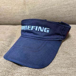 ブリーフィング(BRIEFING)のブリーフィングゴルフ BRIEFINGGOLF バイザー ネイビー フリーサイズ(ウエア)