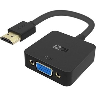 ICZI HDMI-VGA(D-SUB) 変換アダプタ ケーブル ブラック (その他)