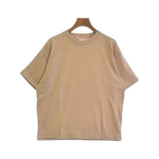 オーラリー(AURALEE)のAURALEE オーラリー Tシャツ・カットソー 1(M位) ベージュ 【古着】【中古】(カットソー(半袖/袖なし))