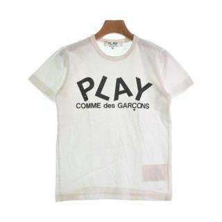 PLAY COMME des GARCONS Tシャツ・カットソー M 白 【古着】【中古】(カットソー(半袖/袖なし))