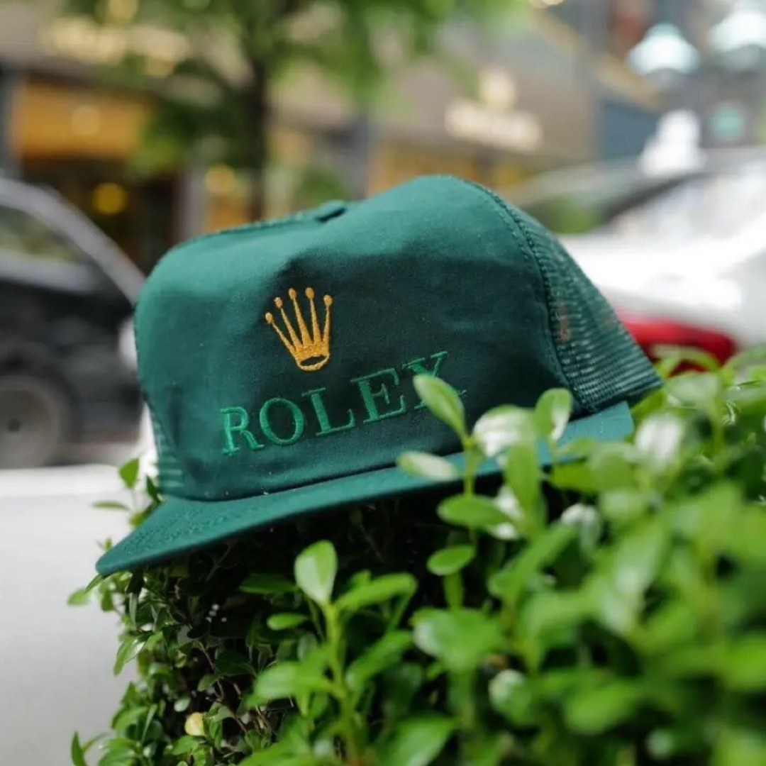 DEADSTOCK 90s】ROLEX CAP アメリカ製 グリーン DEADSTOCK 90s】ROLEX CAP アメリカ製 グリーン
