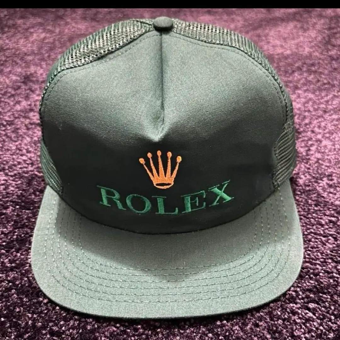 DEADSTOCK 90s】ROLEX CAP アメリカ製 グリーン DEADSTOCK 90s】ROLEX CAP アメリカ製 グリーン