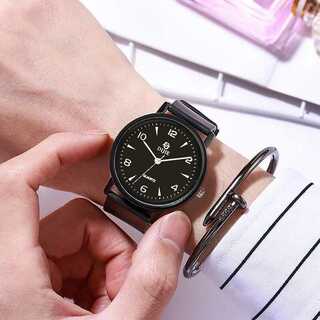 腕時計 シリコンベルト アナログクォーツ スモール ブラック G482