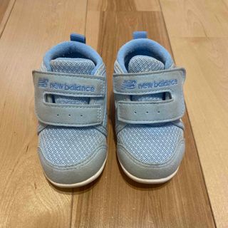 ニューバランス(New Balance)のニューバランス　12.5 ファーストシューズ　水色(スニーカー)