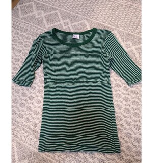 ミラー(MILLER)のミラー　ボーダーT 緑(Tシャツ(半袖/袖なし))