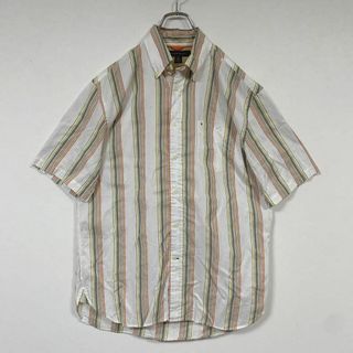 トミーヒルフィガー(TOMMY HILFIGER)のTOMMY HILFIGER半袖 シャツ Mサイズ ストライプ(シャツ)