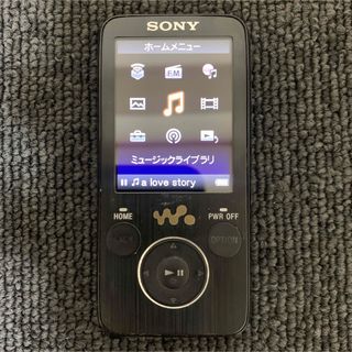 ウォークマン(WALKMAN)のSONY NW-S739F WALKMAN ソニー ウォークマン ブラック(ポータブルプレーヤー)