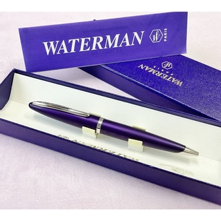 ウォーターマン(Waterman)の未使用 ウォーターマン ボールペン カレン 廃盤カラー 紫 waterman(ペン/マーカー)