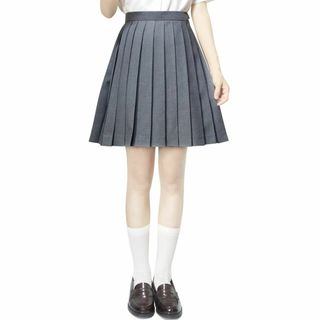 [Sharphon] 制服 スカート 42/45/48/60/80CM丈 黒 紺(その他)