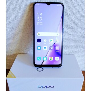 オッポ(OPPO)の美品 オッポ OPPO A5 2020 ブルー 4GB 64GB SIMフリー(スマートフォン本体)