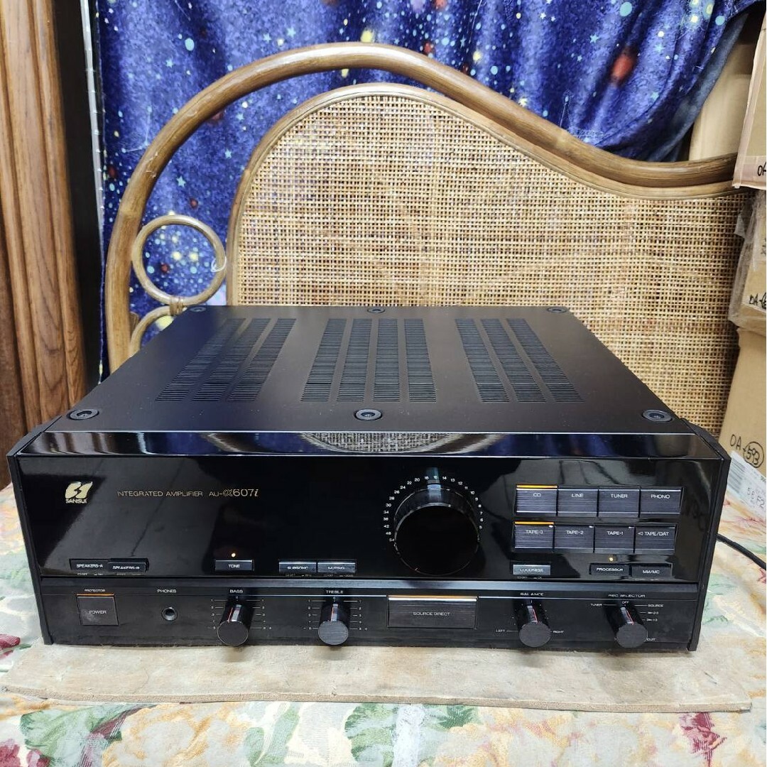 完全レストア整備済!完動超美品!山水高級プリメインアンプAU-a607i 完全レストア整備済!完動超美品!山水高級プリメインアンプAU-a607i