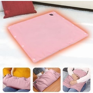 【かわいい】USB ホットマット 速暖 ミニ 電気毛布 ピンク(電気毛布)