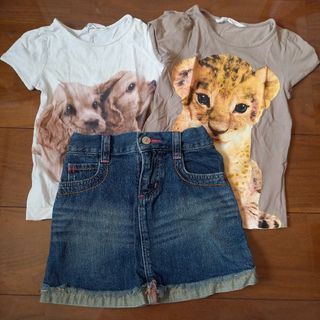 エイチアンドエム(H&M)の120cmセット!! H&M､SOMETHING 3枚セット(Tシャツ/カットソー)