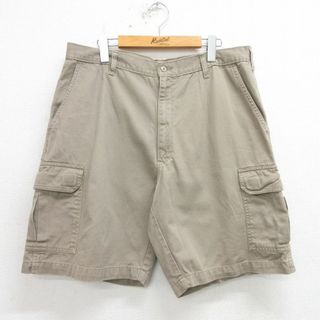 Dickies - W36★古着 ディッキーズ Dickies ショート カーゴ パンツ ショーツ メンズ コットン ベージュ カーキ 24may29 中古 ボトムス 短パン ショーパン