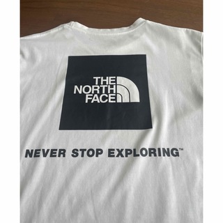 ザノースフェイス(THE NORTH FACE)のノースフェイス　Tシャツ　白　ロゴ　M(Tシャツ/カットソー(半袖/袖なし))