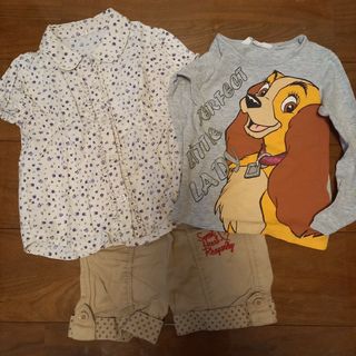 ディズニー(Disney)の110cm セット売り 一部難あり(Tシャツ/カットソー)