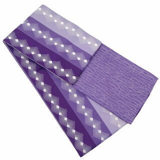 色: 05紫レディース リバーシブル半幅帯 ゆかた帯 日本製 utas(その他)