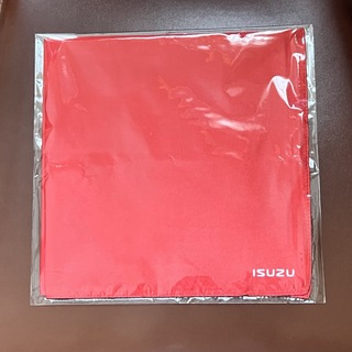 いすゞ - ISUZU  いすゞ  スカーフ 赤