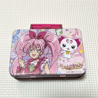 スイートプリキュア　缶ケース　レトロ　小物入れ(キャラクターグッズ)