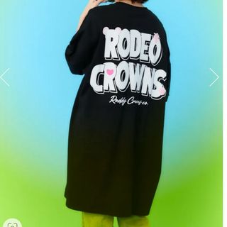 ロデオクラウンズワイドボウル(RODEO CROWNS WIDE BOWL)のweb限定 ０５２８ロディくんＴワンピース(ひざ丈ワンピース)