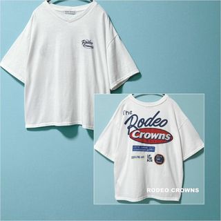 ロデオクラウンズ(RODEO CROWNS)の【RODEO CROWNS】ロデオクラウンズ 刺繍ロゴ ビックTシャツ(Tシャツ(半袖/袖なし))