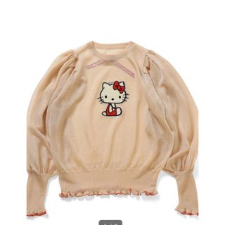 ビームス(BEAMS)のHELLO KITTY × BEAMS COUTURE / 透けるセーター(ニット/セーター)