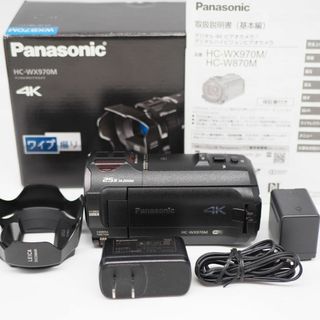 パナソニック(Panasonic)の■ほぼ新品■ PANASONIC HC-WX970M-K(ビデオカメラ)