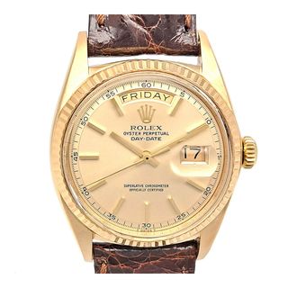 ロレックス(ROLEX)のロレックス デイデイト Overhauled 1803 自動巻き イエローゴールド メンズ ROLEX [アンティーク ヴィンテージ] 【中古】 【時計】(腕時計(アナログ))