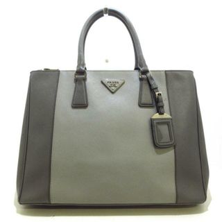 プラダ(PRADA)のPRADA(プラダ) トートバッグ ガレリアラージバッグ グレー レザー(トートバッグ)