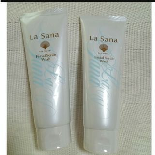 ラサーナ(LaSana)の新品未使用　ラサーナ 海藻海泥スクラブN　洗顔フォーム　２本セット(洗顔料)