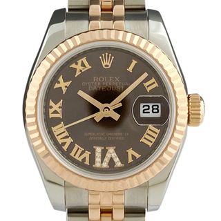 ロレックス(ROLEX)のロレックス デイトジャスト VIダイヤ  179171 自動巻き レディース 【中古】(腕時計)